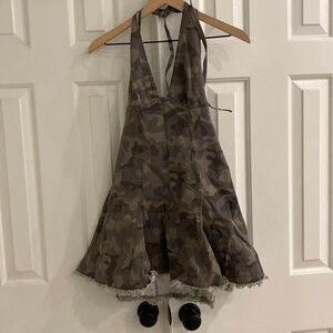 Camo halter dress from Urban Outfitters